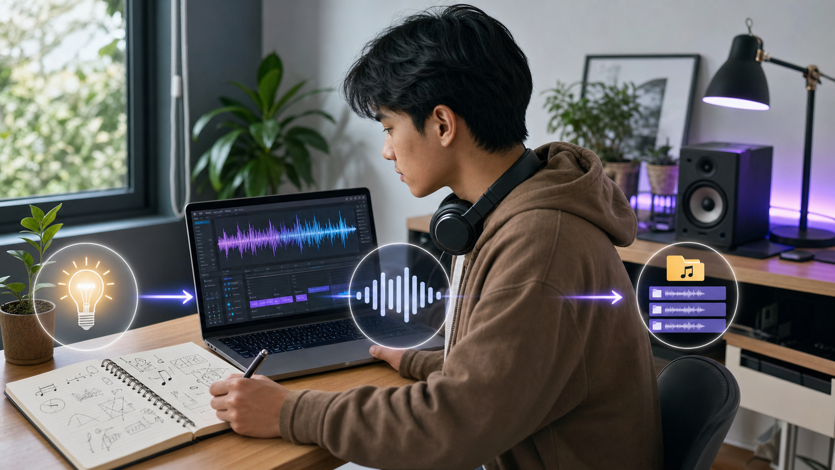 Cara Membuat Musik AI dari Prompt hingga Siap Diunduh