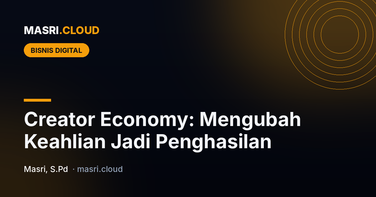 Creator Economy: Turning Expertise into Sustainable Income