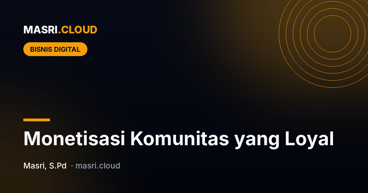Community Monetization: Building a Sustainable Income from Loyal Groups